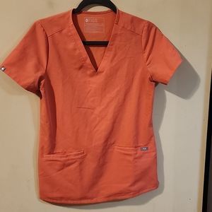 Figs scrub top top XS